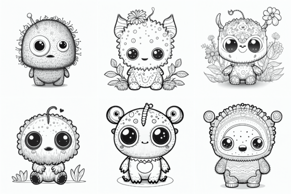 30 Cute Monster Images for Kids Graphic by DigitalsHandmade · Creative  Fabrica