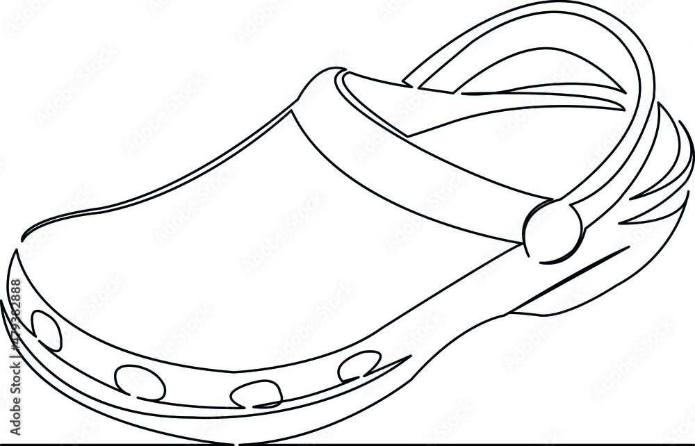 Crocs Coloring Pages - Coloring Nation