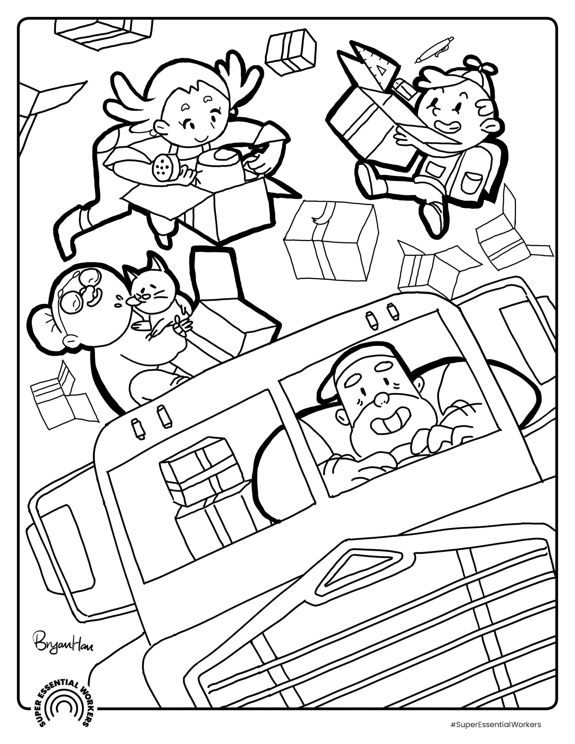 Coloring Page driver - free printable coloring pages - Img 31041
