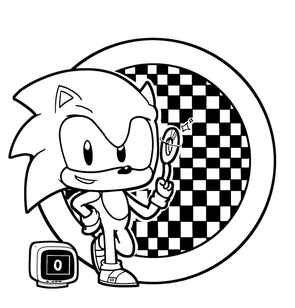 Sonic The Hedgehog Coloring Pages (120 Pieces). Print for free