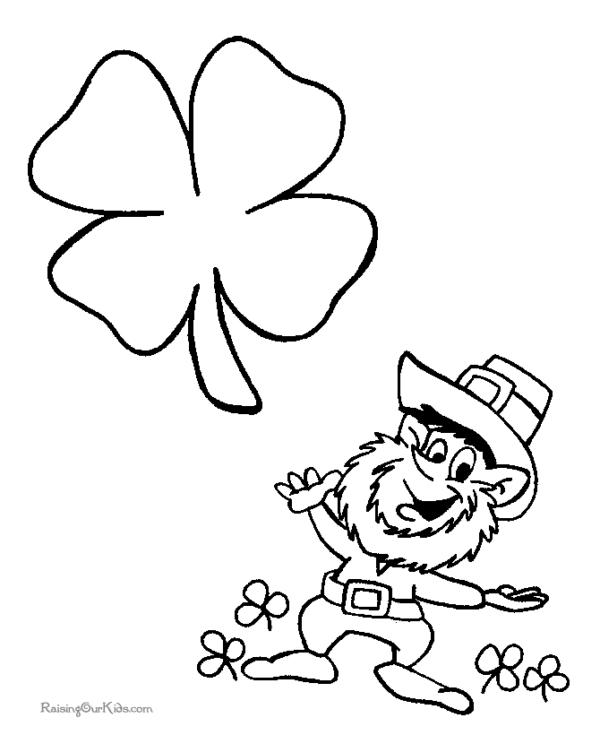 Leprechaun Coloring Pages - Dr. Odd