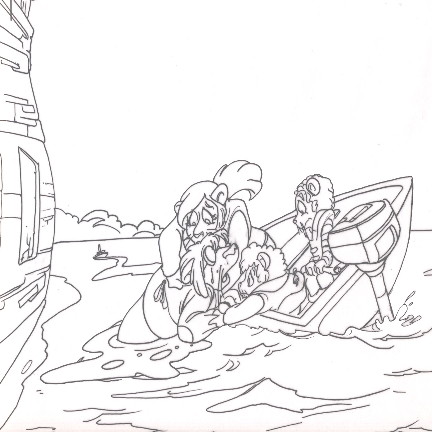 Danger Rangers Coloring Page