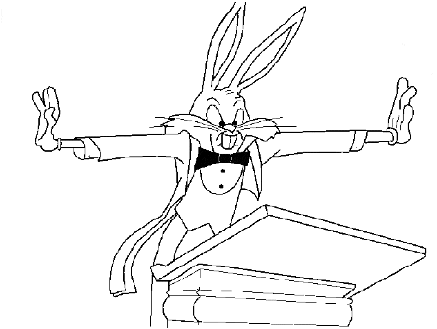 Coloring Pages Bugs Bunny - High Quality Coloring Pages