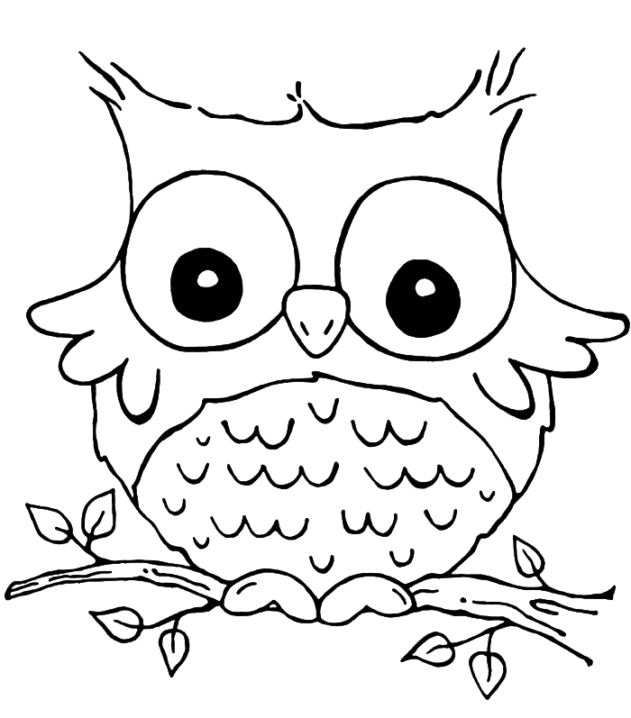 Christmas Owl Clip Art Coloring Pages - Coloring Pages For All Ages