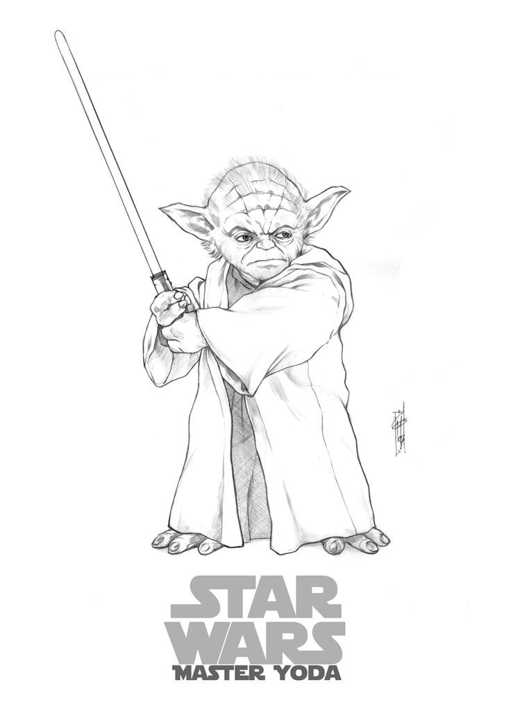 Star wars yoda coloring pages download and print for free