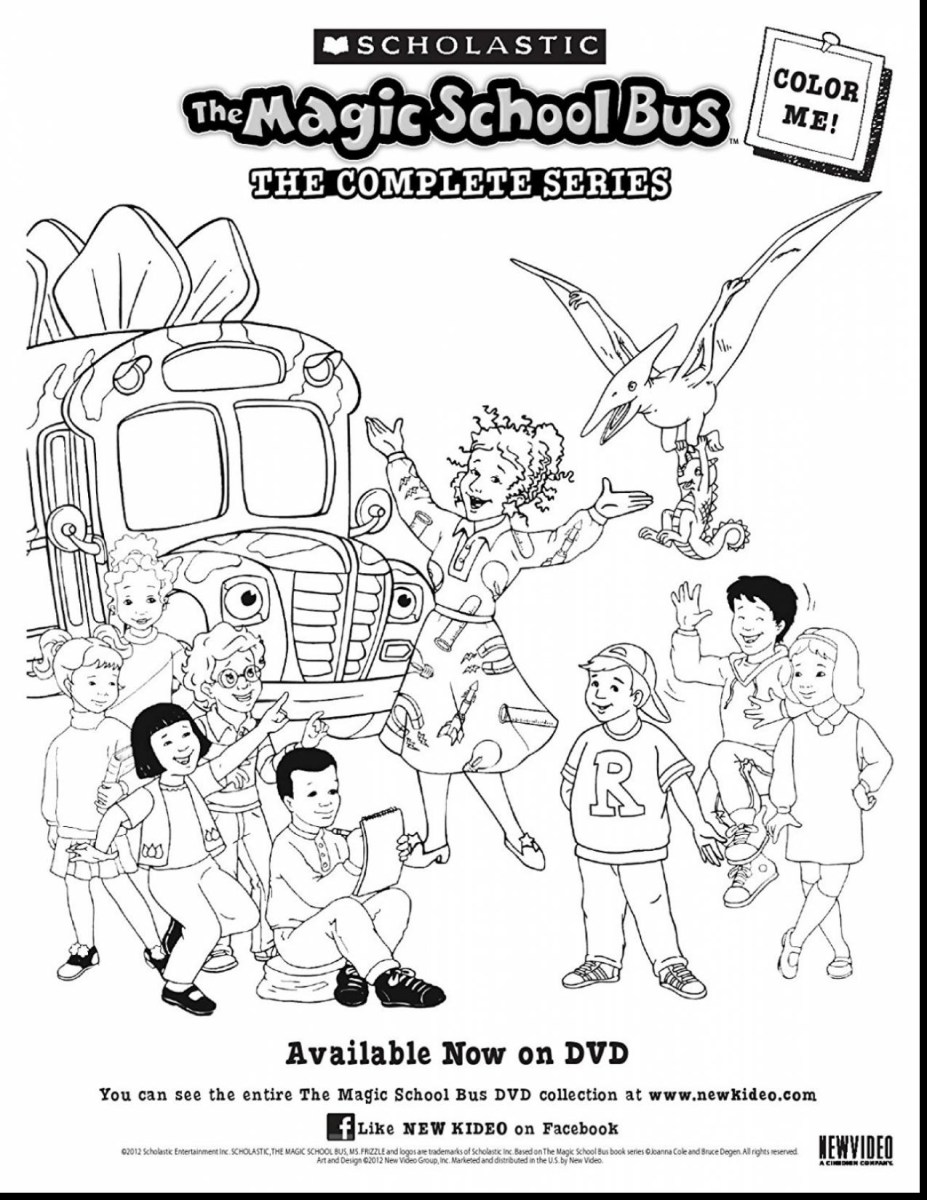 Baby Shark Coloring Book Tag: Magic School Bus Coloring ...