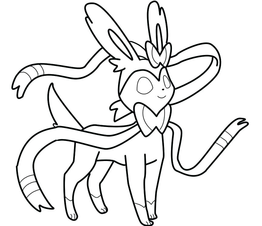 The best free Sylveon coloring page images. Download from ...