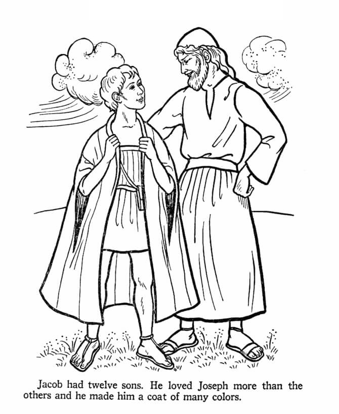 Joseph 1 Coloring Page - Free Printable Coloring Pages for Kids