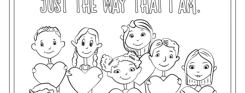 Be Kind - Coloring Page - Thank You, Me