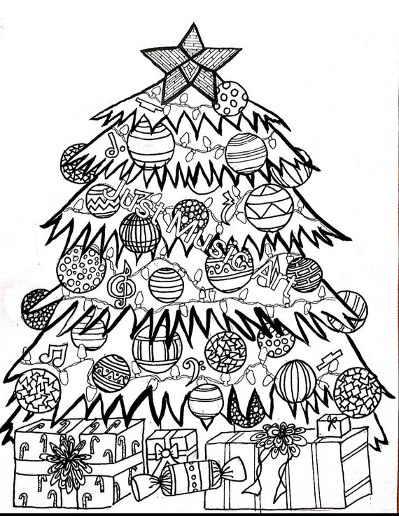 Christmas Tree Coloring Pages - Mom. Wife. Busy Life.