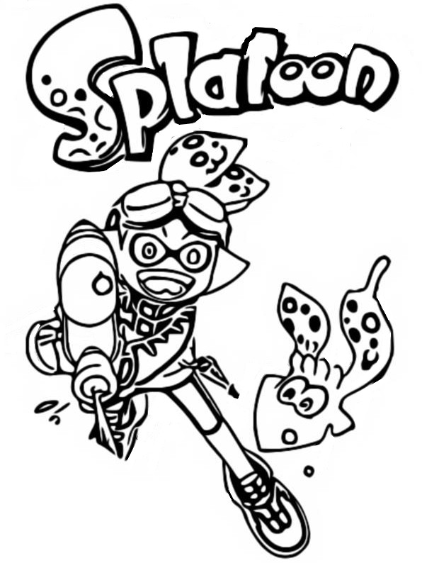 Coloring page Splatoon : Manga 10