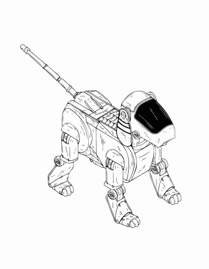 Robots Coloring Pages