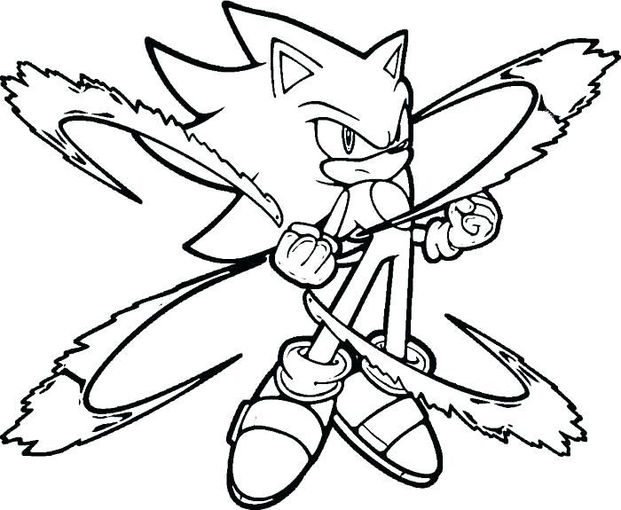 printable super sonic coloring pages ...