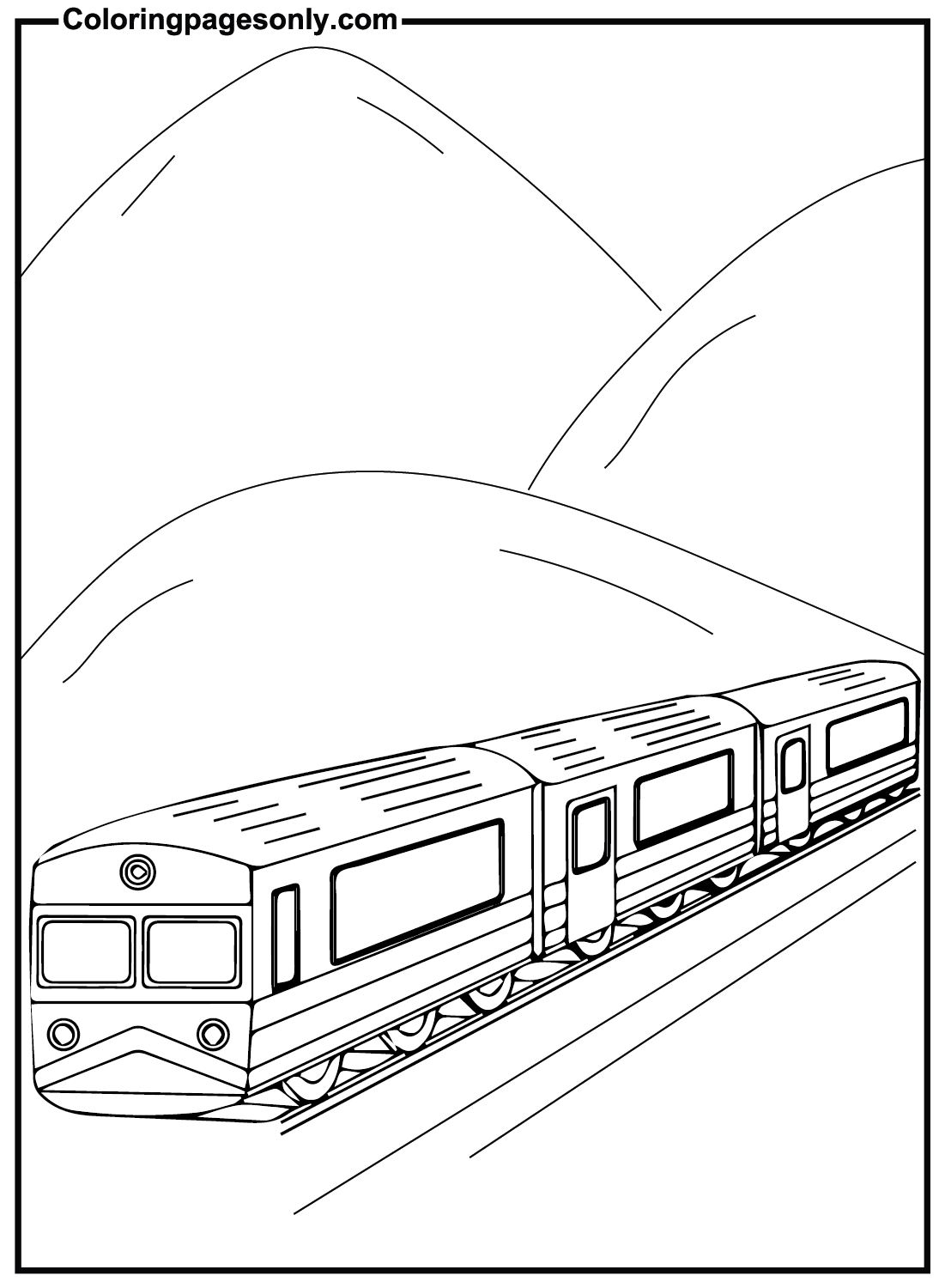 Train Printable Coloring Pages - Train Coloring Pages - Coloring Pages For  Kids And Adults