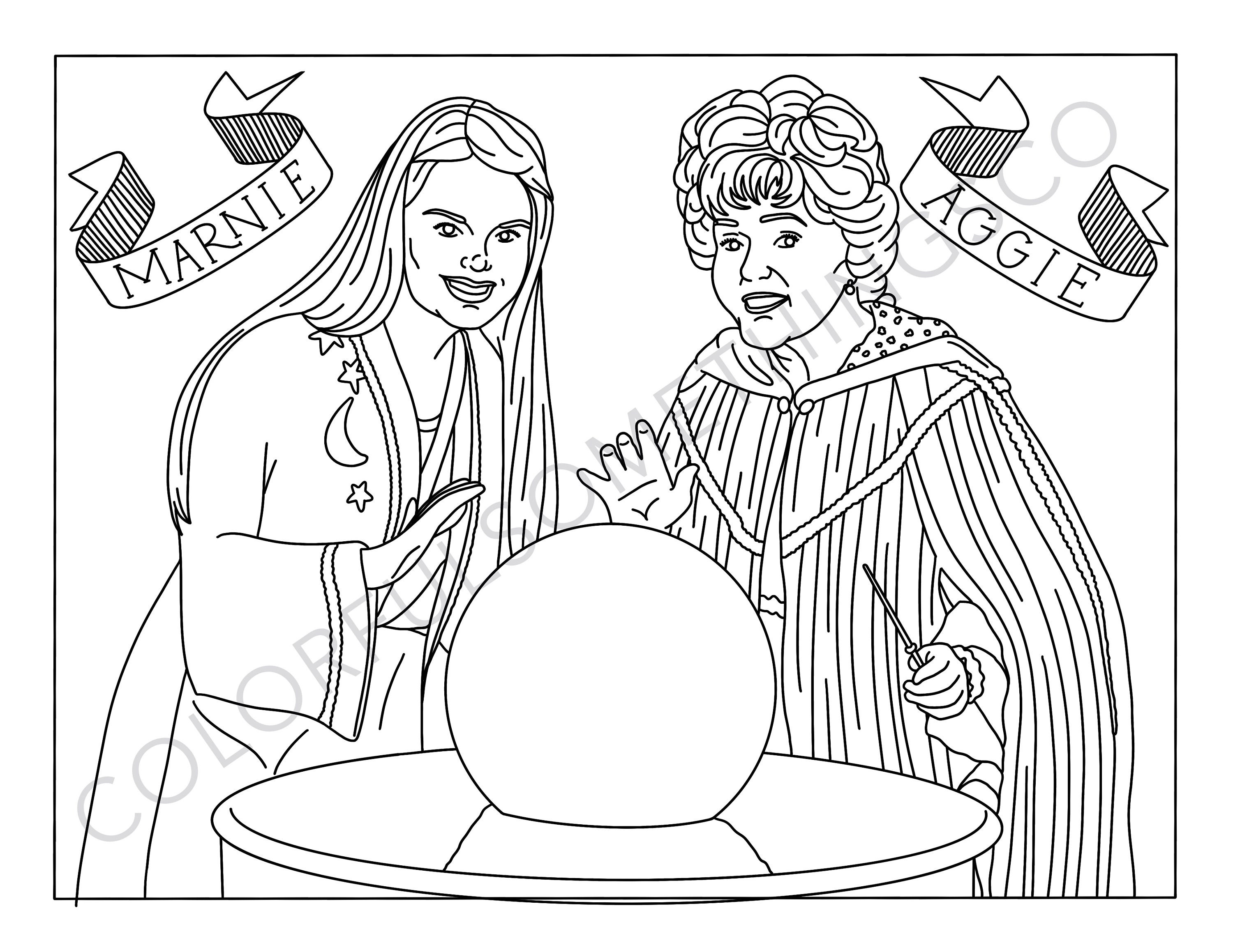 Halloweentown Movie Coloring Pages Pack ...