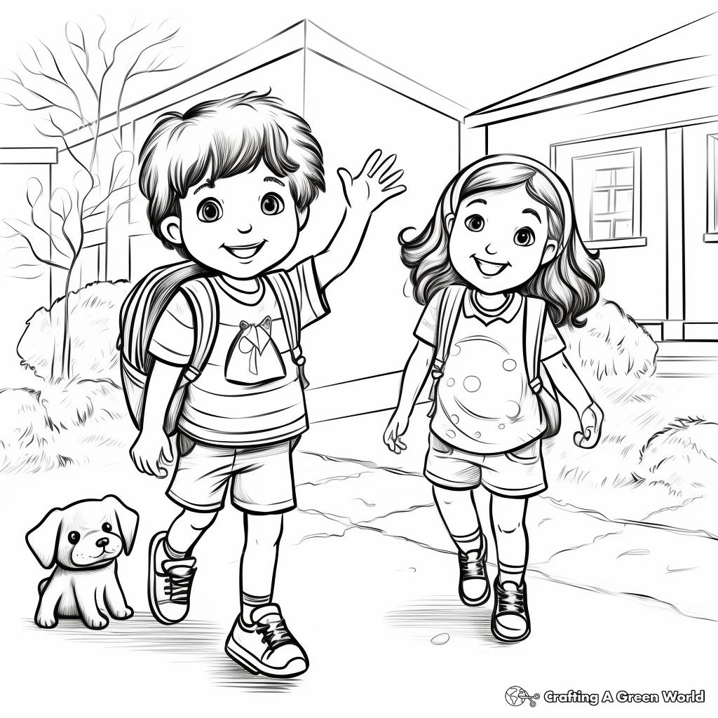 End Of School Year Coloring Pages ...
