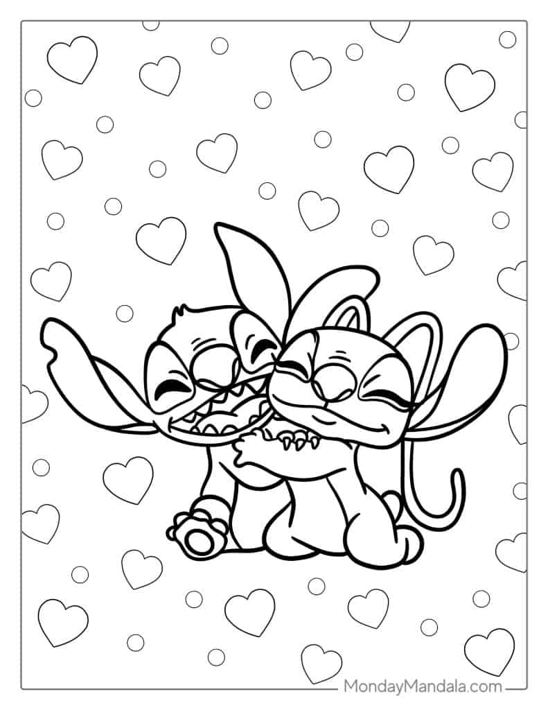 42 Lilo & Stitch Coloring Pages (Free ...