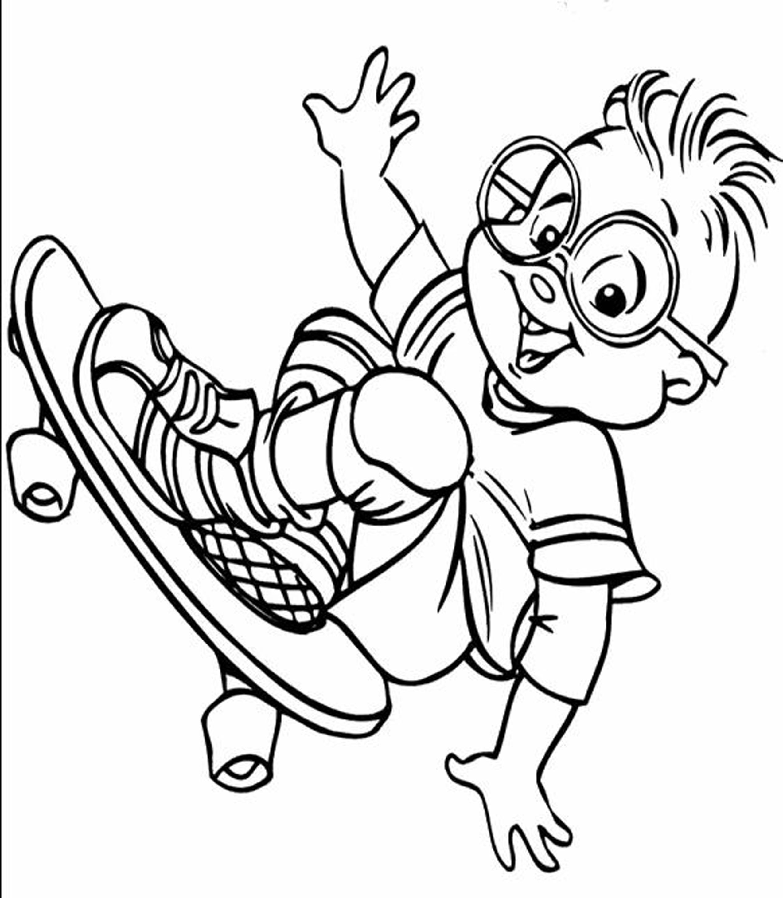 Drawings Little Boy (Characters) – Printable coloring pages