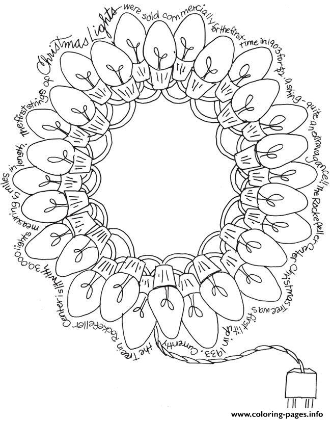 Holiday Christmas Adults Coloring Pages Printable