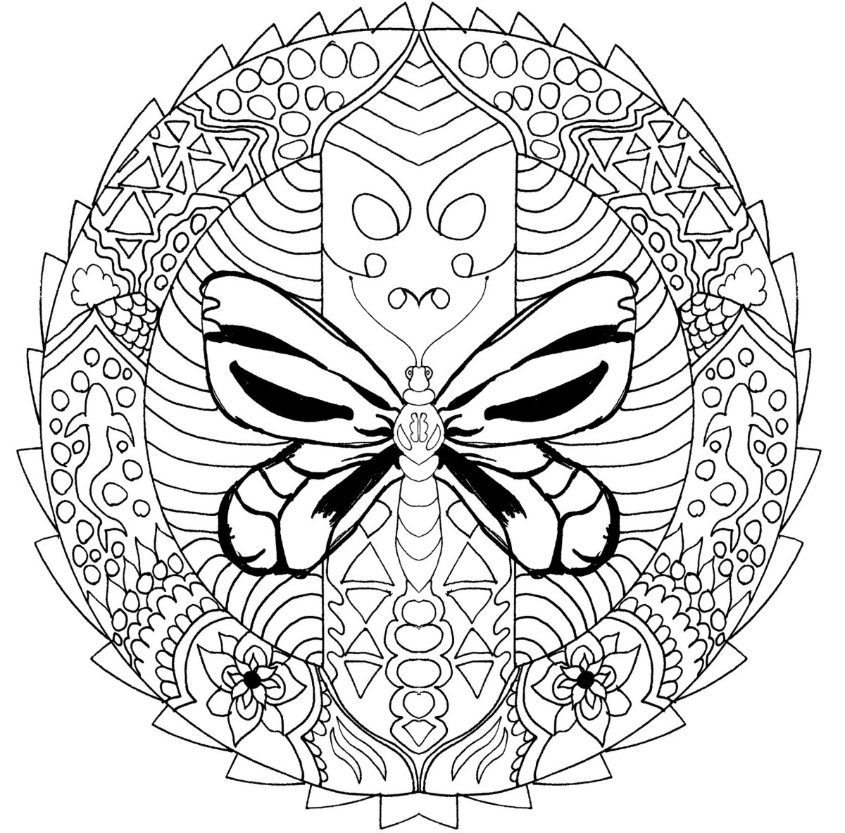 A Mandala Menagerie: 10 Free Printable Adult Coloring Pages Featuring  Animal Mandalas - FeltMagnet - Crafts
