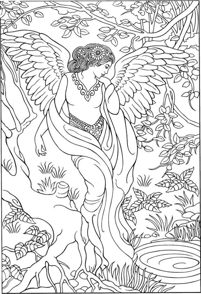 Fantastic Angel Coloring Pages For Adults – azspring