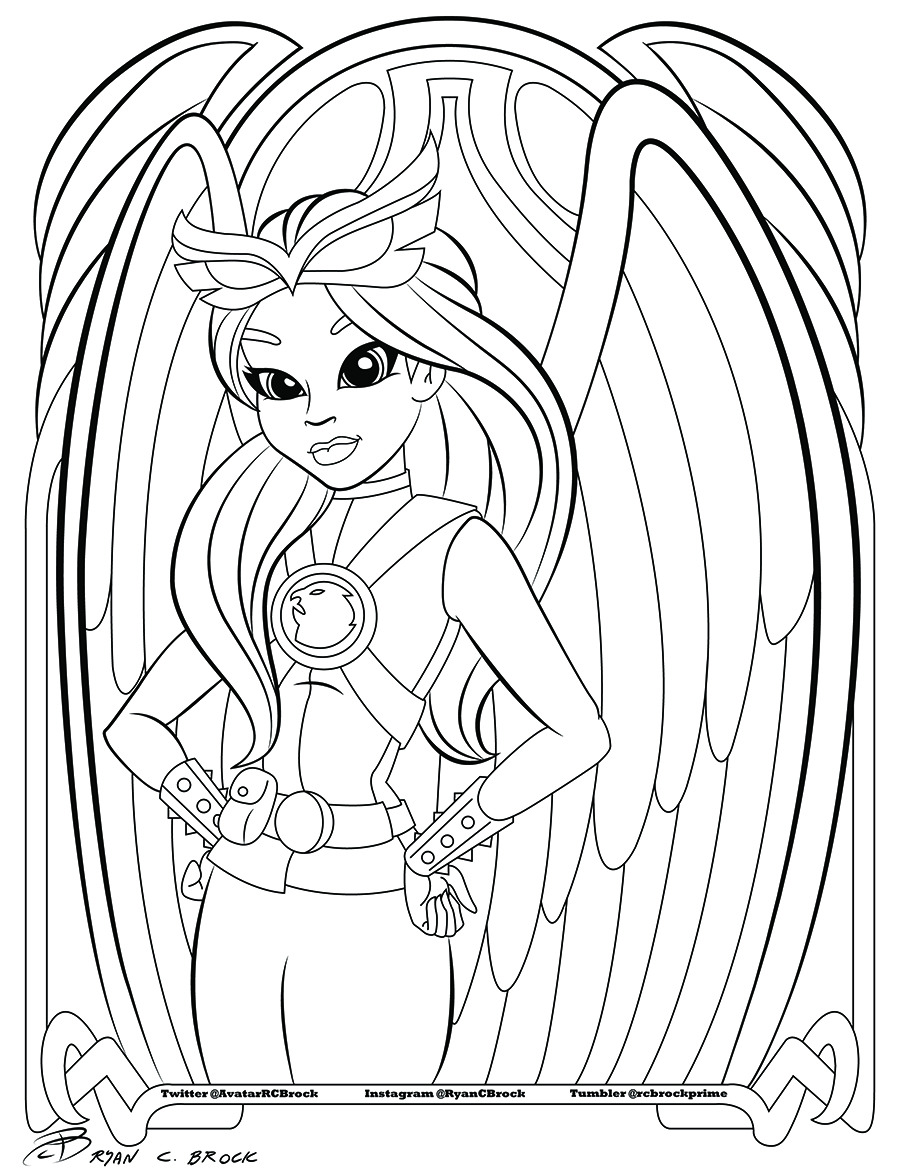 Coloring: 30 Remarkable Dc Superhero Girls Coloring Pages. Dc ...