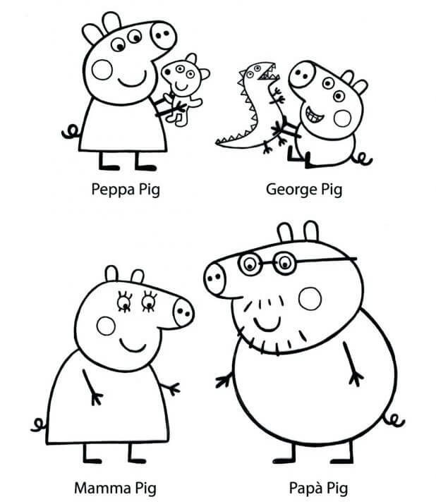 30 Printable Peppa Pig Coloring Pages You Won't Find Anywhere