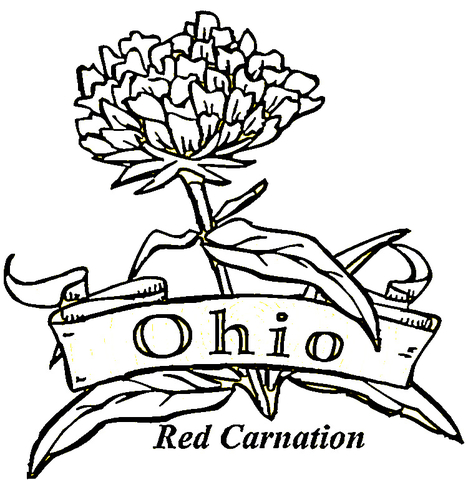 State Of Ohio coloring page | Free Printable Coloring Pages
