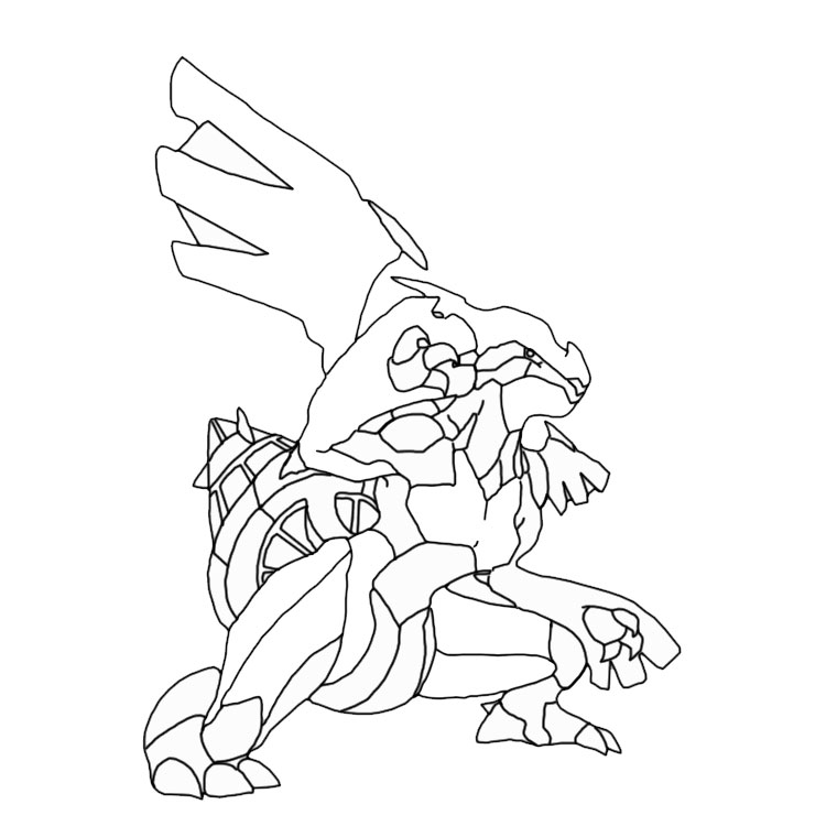 Pokemon #142 (Cartoons) – Printable coloring pages