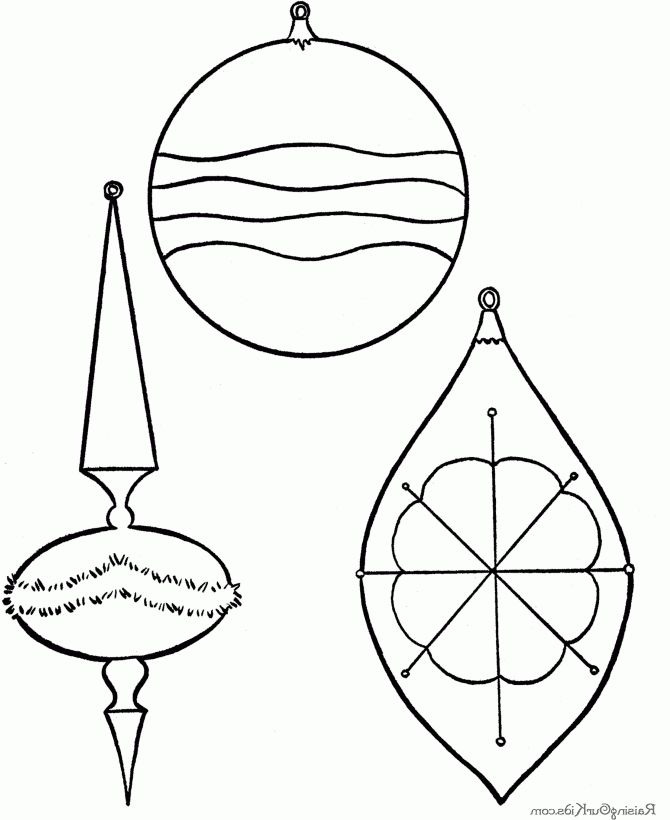Nice Printable Christmas Ornaments Coloring Pages - Best Craft Example