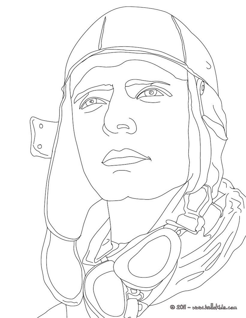 IMPORTANT PEOPLE in The USA History - CHARLES LINDBERGH | People coloring  pages, Coloring pages, Zootopia coloring pages