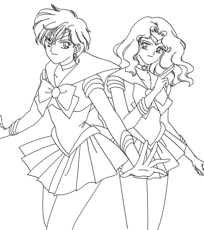 sailor uranus coloring pages - Clip Art Library