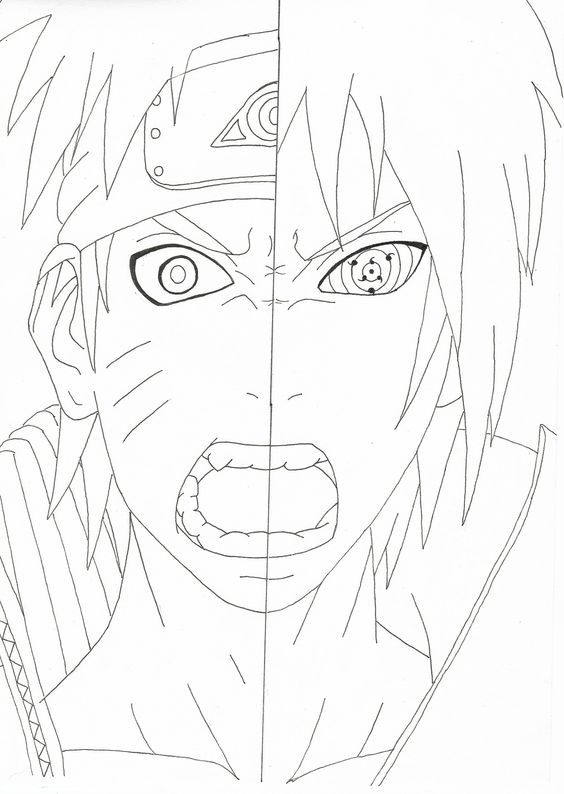 Naruto Coloring Pages | Naruto drawings, Naruto, Itachi uchiha art