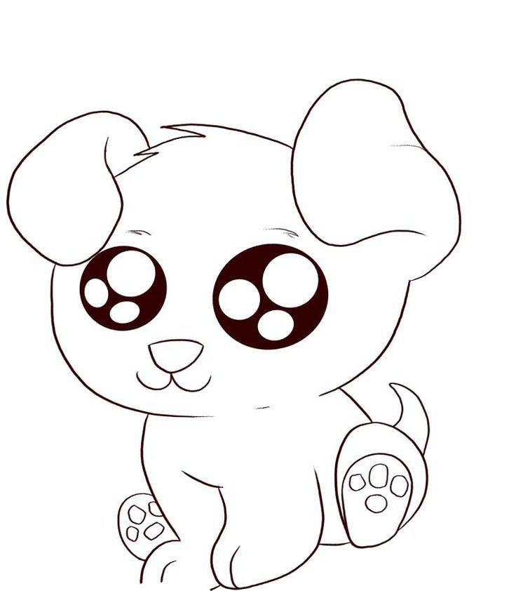 Coloring Pages Puppies Free Print - High Quality Coloring Pages