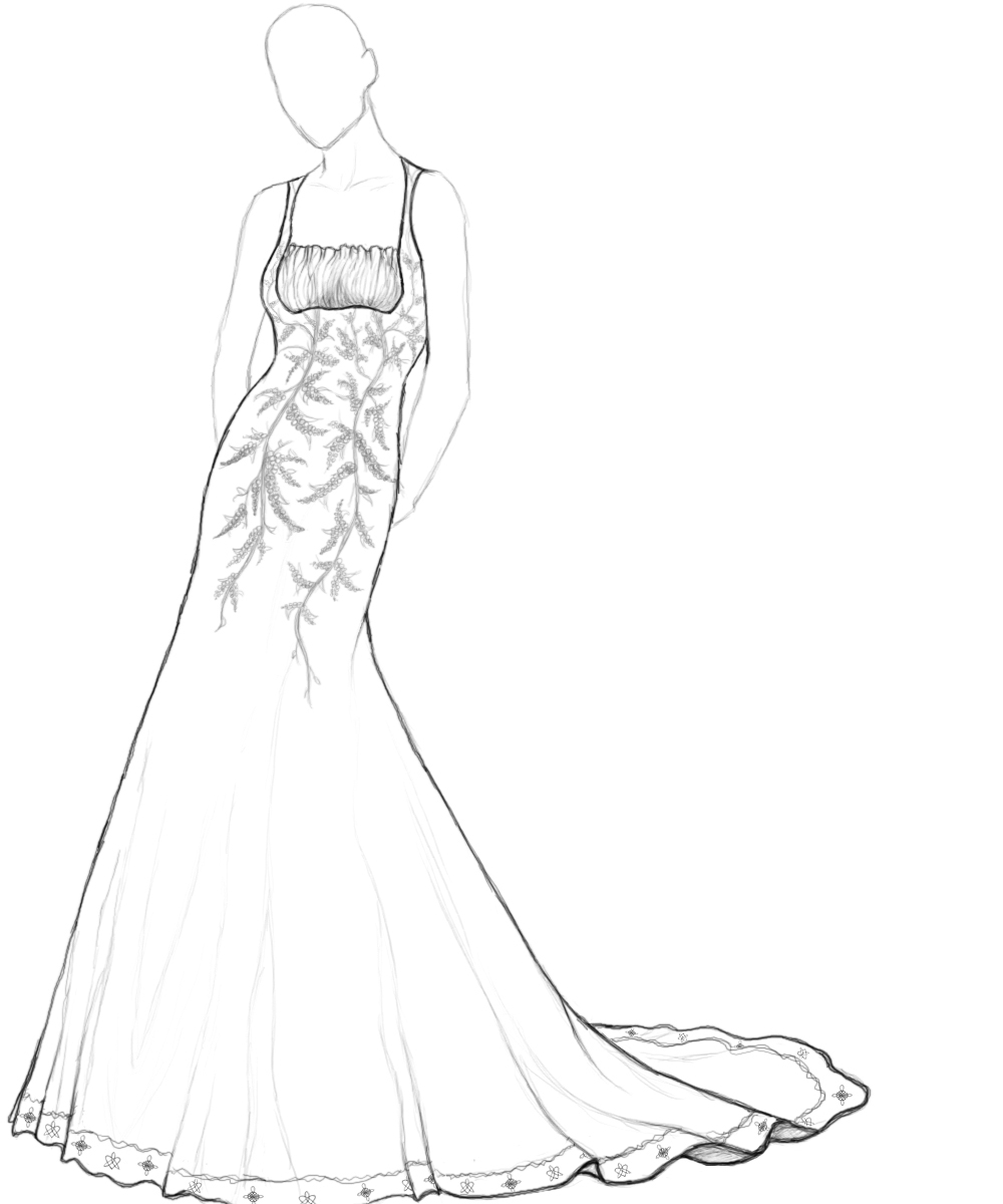 Wedding Dress Coloring Pages - Get Coloring Pages