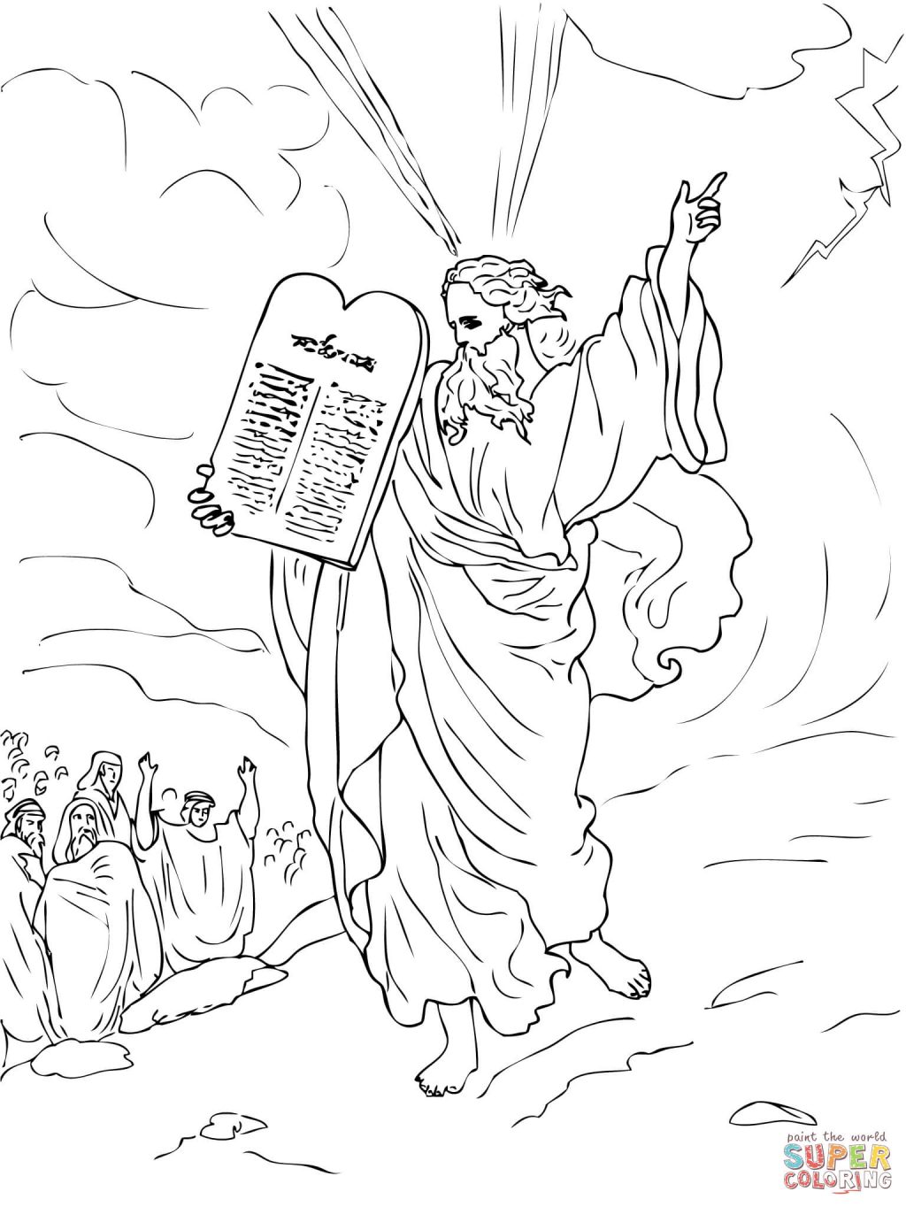 Coffee Table : Ten Commandments Coloring Pages Boy Girl ...