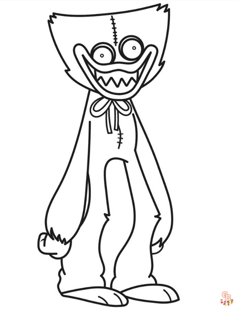 Poppy Playtime Coloring Pages for Kids | Free & Printable