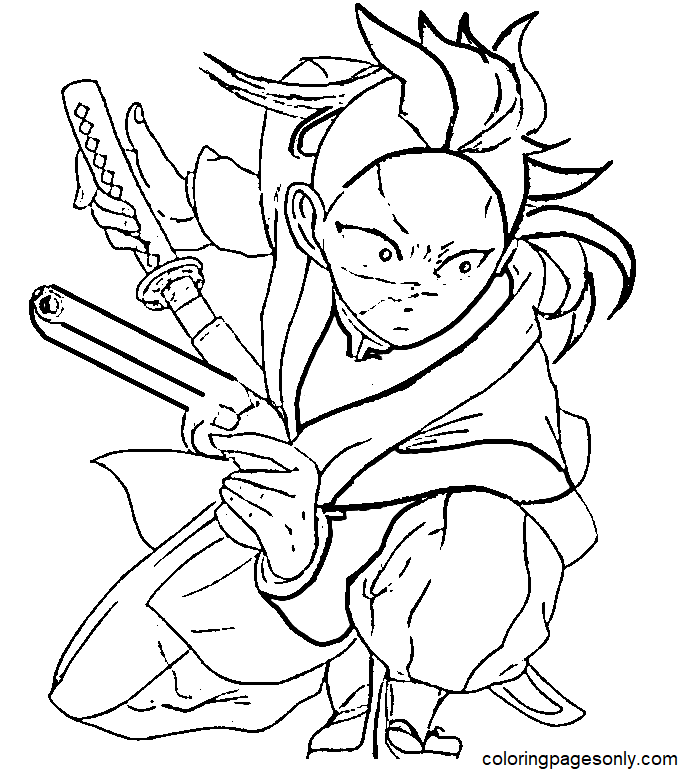 Genya Shinazugawa Coloring Pages ...