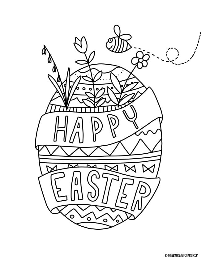 Easter Coloring Pages - The Best Ideas for Kids