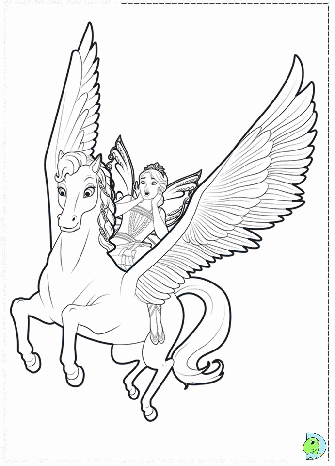 princess riding a unicorn coloring page - Clip Art Library