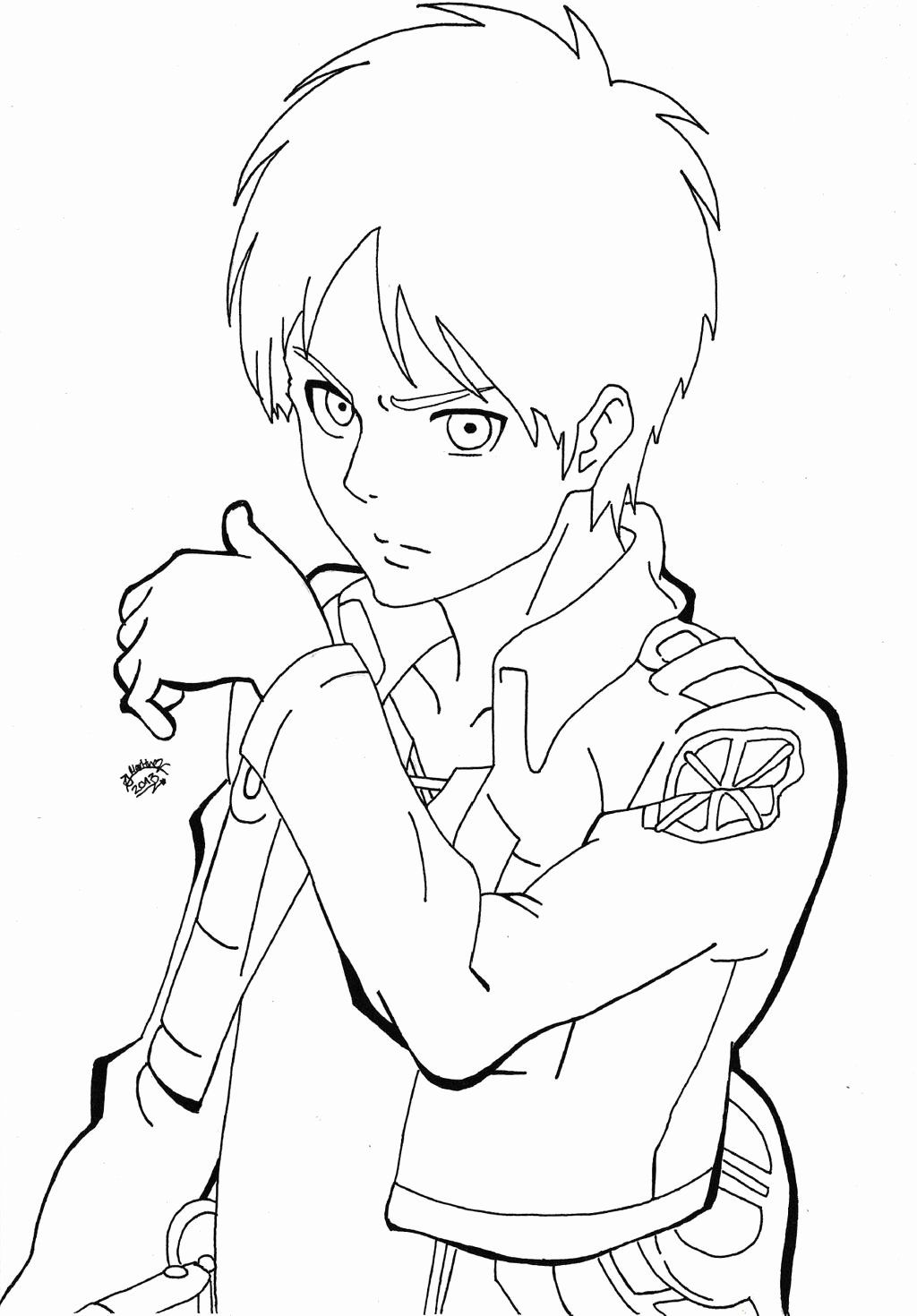 Anime Coloring Pages Aot - Coloring and Drawing
