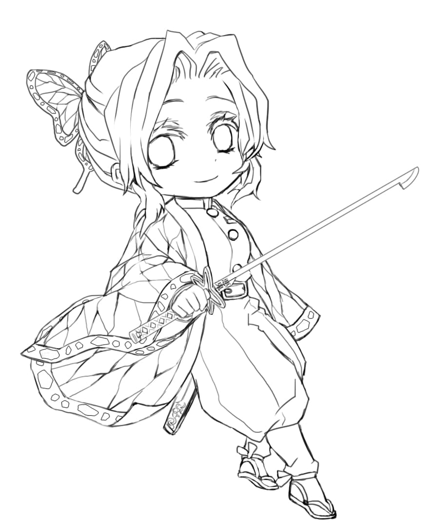 Shinobu Kochou coloring pages - 60 Free coloring pages