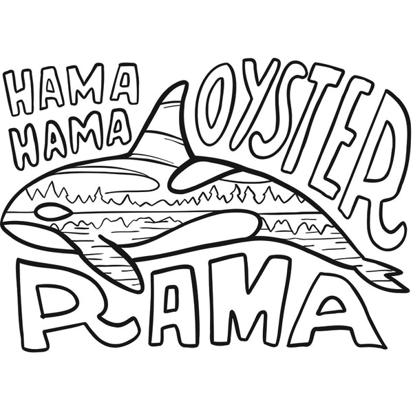 Oyster Rama Coloring Pages – Hama Hama Oyster Company