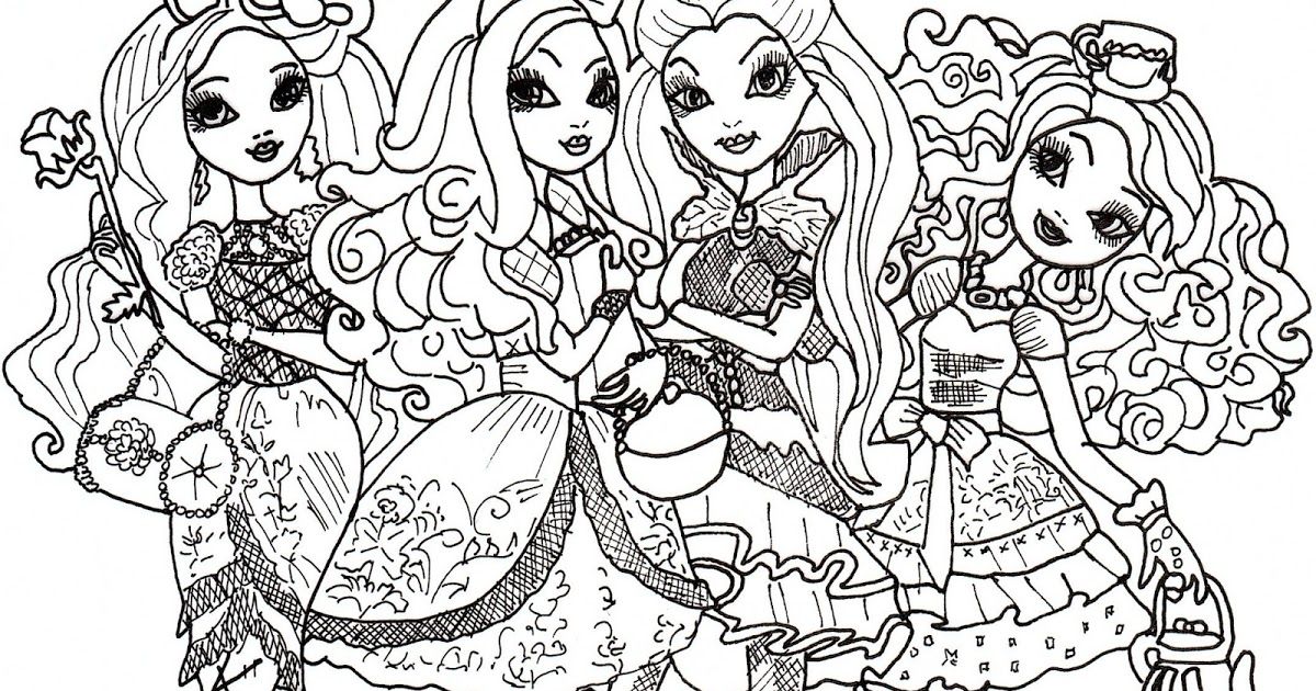 Free Printable Ever After High Coloring Pages: Ever After High ...
