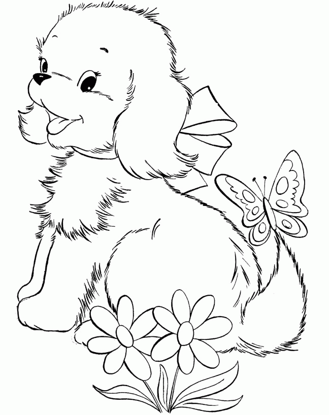 7 Pics of Really Cute Dogs Coloring Pages - How to Draw Cute ...
