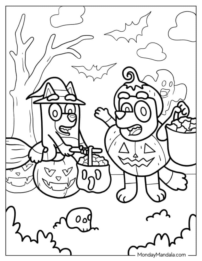 36 Bluey Coloring Pages (Free PDF ...