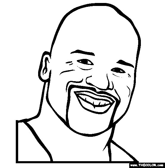 Shaquille O'Neal Coloring Pages - Coloring Nation