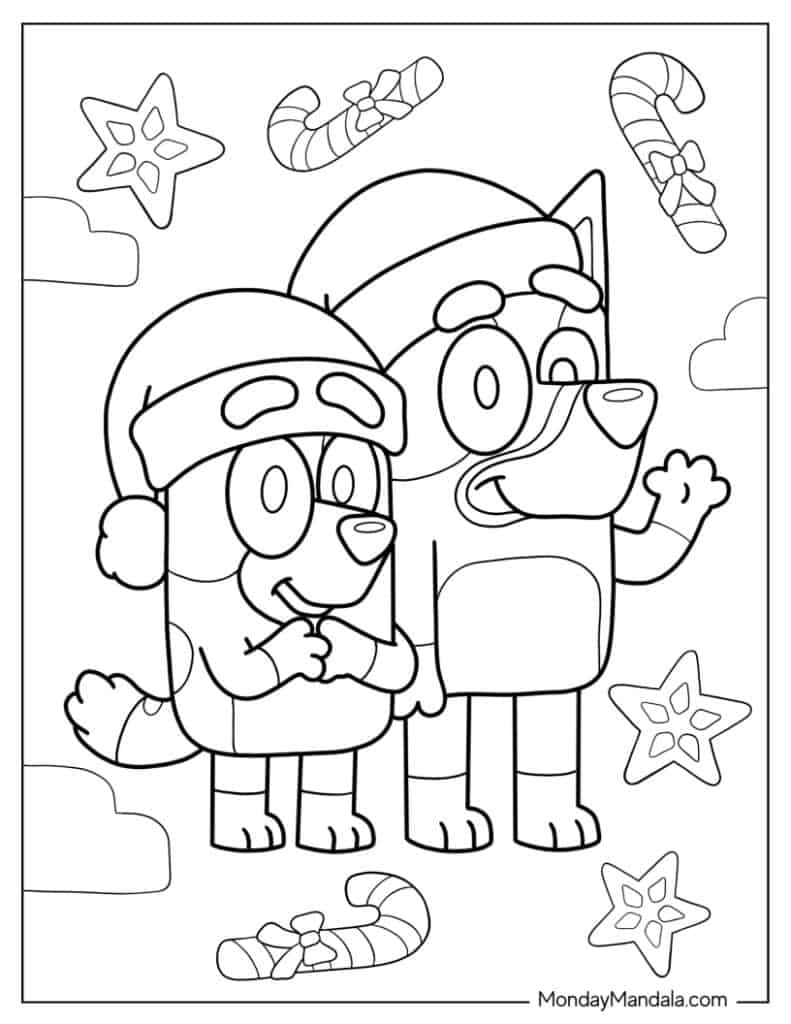 36 Bluey Coloring Pages (Free PDF Printables)