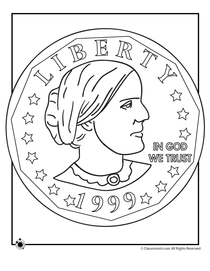 Susan B. Anthony Coloring Pages | Woo! Jr. Kids Activities : Children's  Publishing