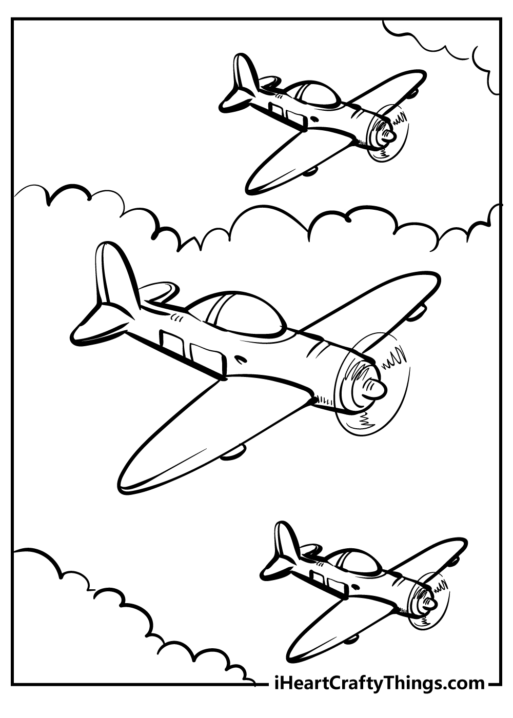 Printable Airplane Coloring Pages (Updated 2023)